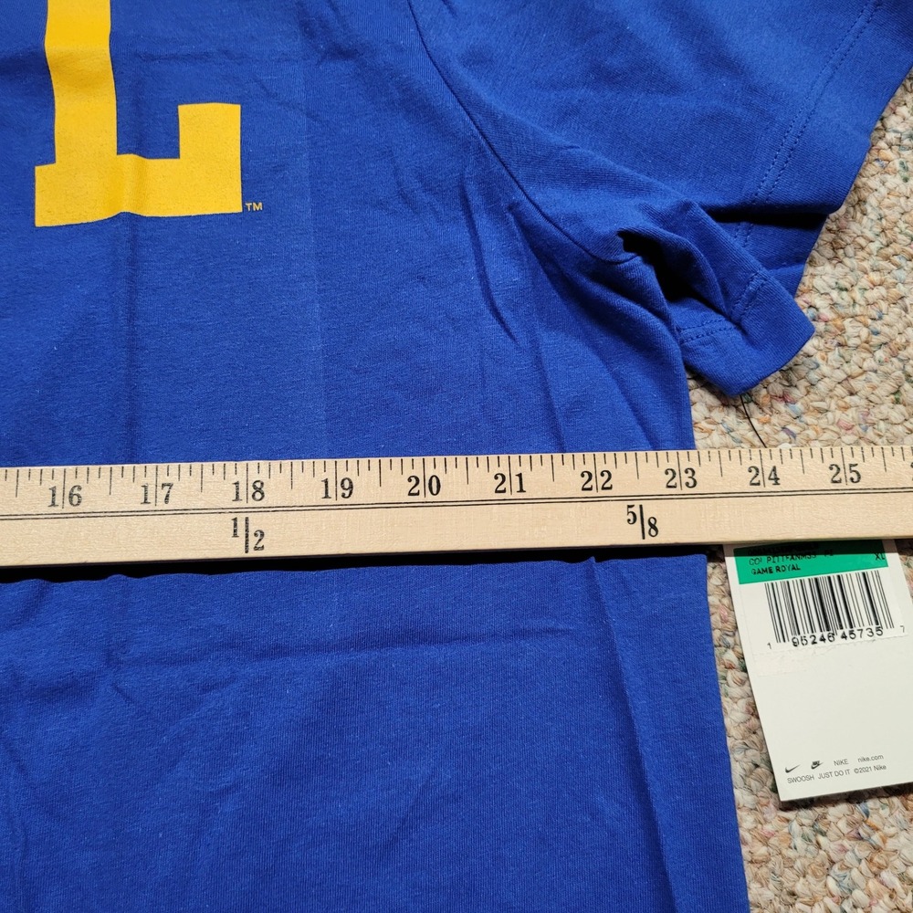 Nike Pitt Panthers Shirt Mens XL Blue Hail Cathedral of Learning Sports NWT - Picture 12 of 15